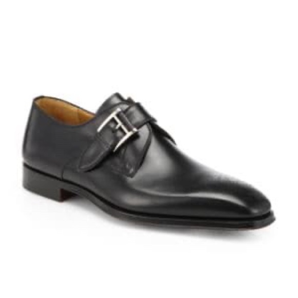 Marco Plain Toe Monk Shoe
by MAGNANNI